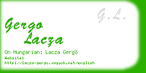 gergo lacza business card